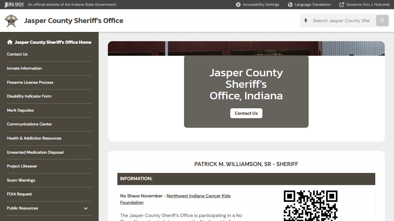 Jasper County Sheriff's Office: Home - IN.gov