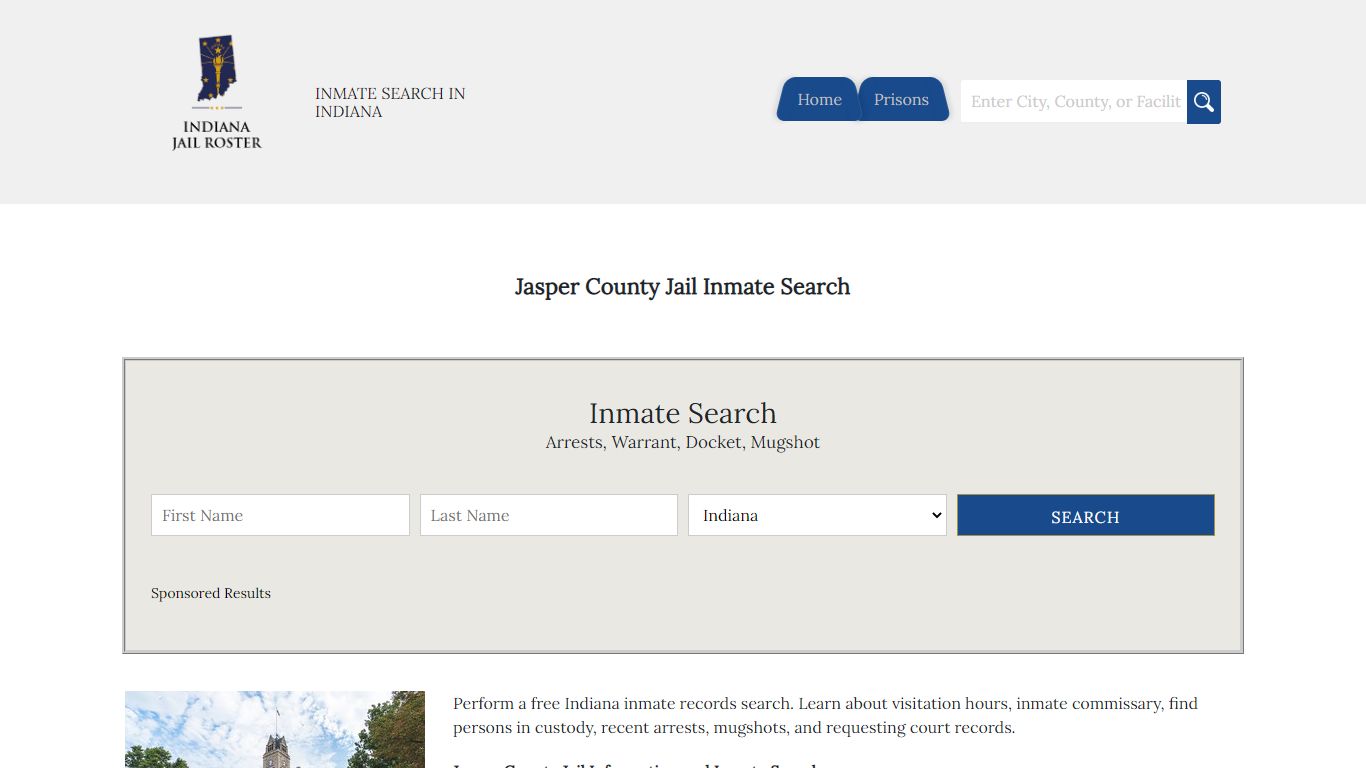 Jasper County Jail Inmate Search - Indiana Jail Roster