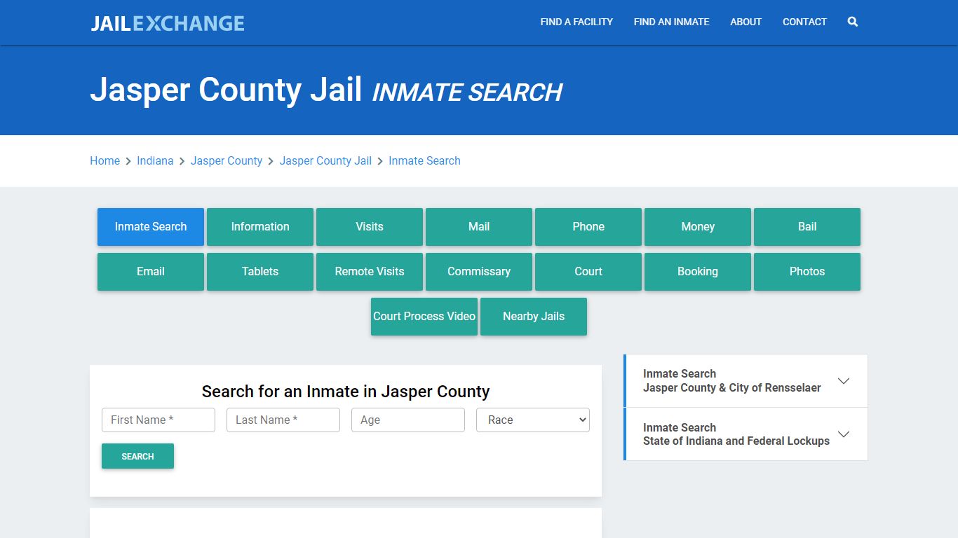 Jasper County Jail, IN Inmate Search: Roster & Mugshots